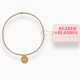 Sorority Beaded Charm Bracelet