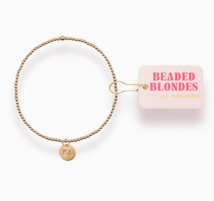 Sorority Beaded Charm Bracelet