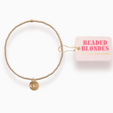 Sorority Beaded Charm Bracelet