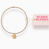 Sorority Beaded Charm Bracelet