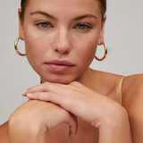 Colette Large Gold Hoop Earrings