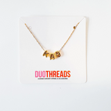 Bubble Letter Sorority Necklace