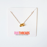 Bubble Letter Sorority Necklace