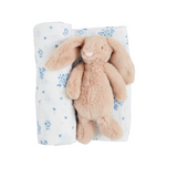 Swaddle & Rattle Set