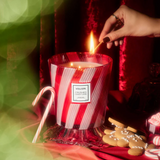 Crushed Candy Cane 3 Wick Hearth Candle, 38oz