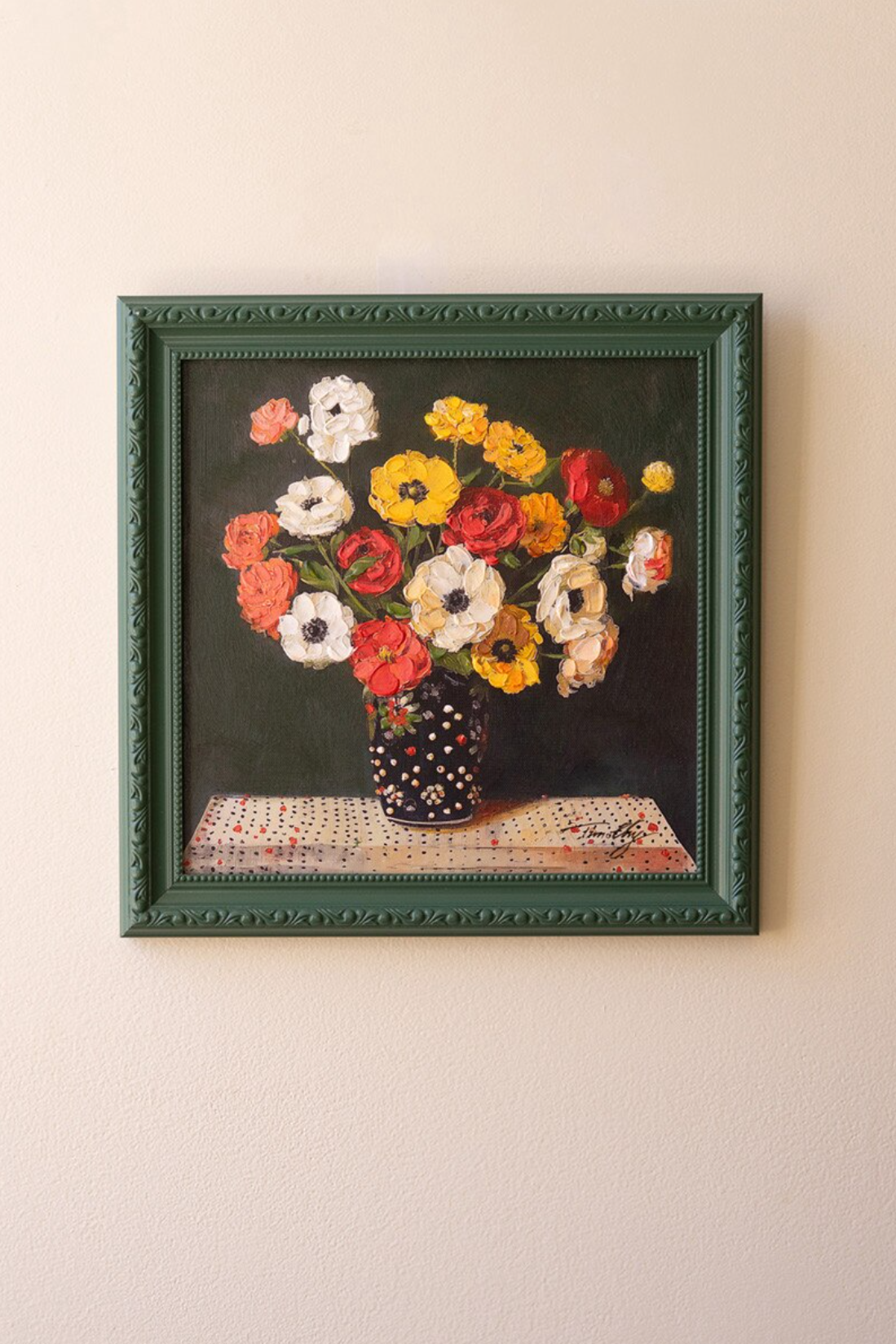 Framed Still Life Painting