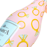Pink Engagement Rings Bottle Wrap, Mini La Marca Edition