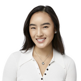 Pretty Tough Bold Heart Petite Necklace, Silver