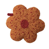 Handmade Glass Beaded Flower Tape Measure