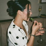Big Effing Clip, Noir Polka Dot
