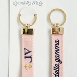 Sorority Embroidered Keychain