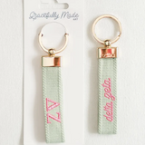 Sorority Embroidered Keychain