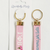Sorority Embroidered Keychain