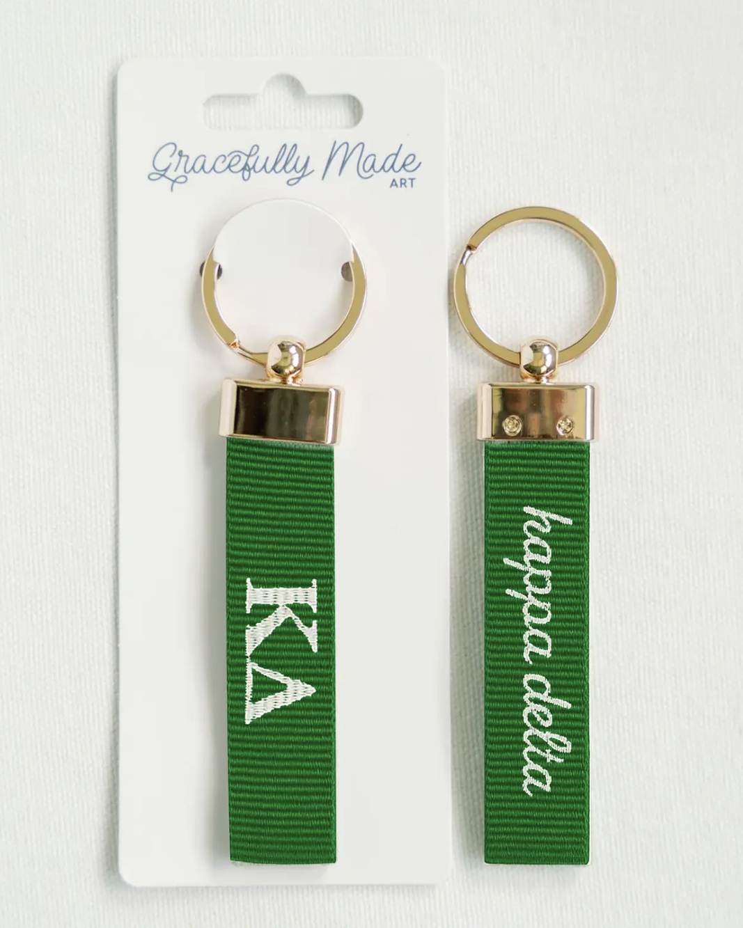 Sorority Embroidered Keychain