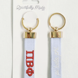 Sorority Embroidered Keychain