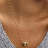 She's A Boss Pendant Necklace, Labradorite