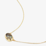 She's A Boss Pendant Necklace, Labradorite