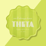 Scalloped Sorority Coasters