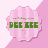 Scalloped Sorority Coasters