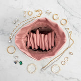 Ultra Jewelry Case, Blush Velvet Quilted
