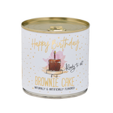 Happy Birthday Brownie Cancake