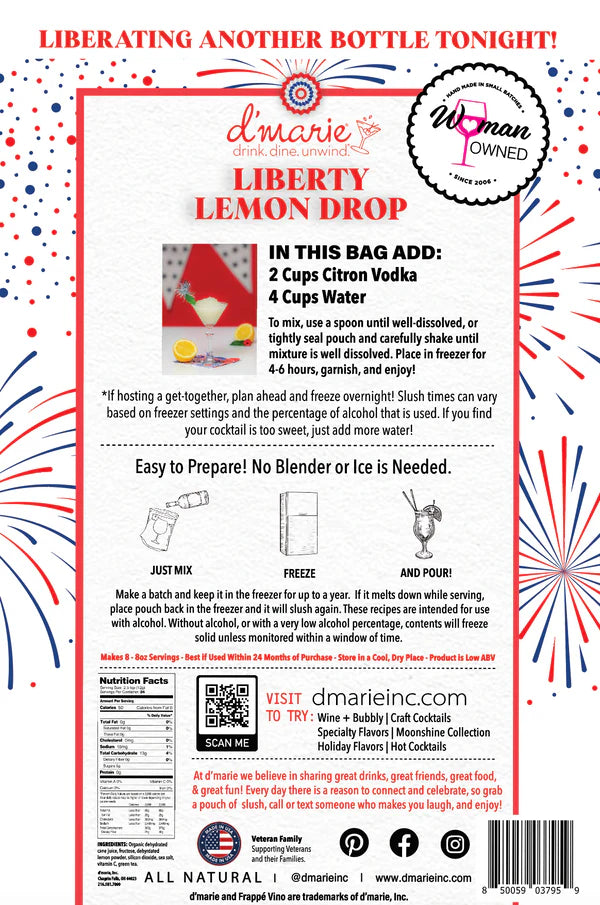 Liberty Lemon Slush Mix