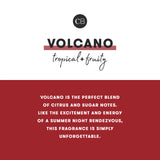 Volcano Red Glam Mini Jar, 3oz