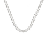 Enchanted Tennis Necklace, Silver