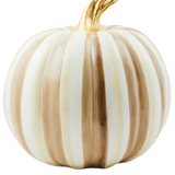 Mocha Stripe Medium Pumpkin