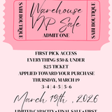 Warehouse Sale VIP Ticket