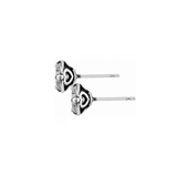 Brilliance 7mm Post Earrings