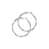 Large Hoop Charm Earrings