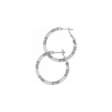Small Hoop Charm Earrings