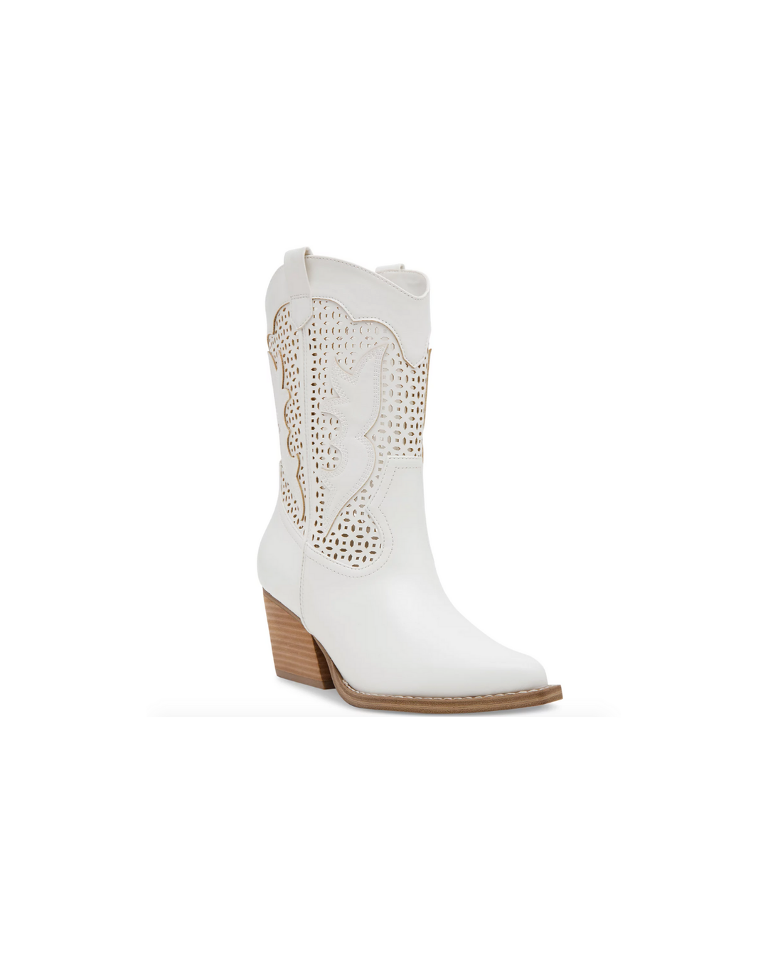 Allure Cut Out Booties, Ivory