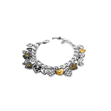 One Heart Charm Bracelet