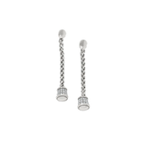 Meridian Ventus Post Drop Earrings, Silver