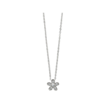 Enchanting Flower Silver Necklace