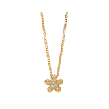 Enchanting Flower Gold Necklace