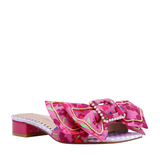 Garnet Sandal, Pink Floral