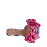 Garnet Sandal, Pink Floral