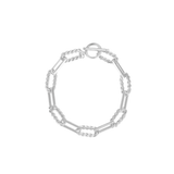 She's Spicy Chain Link Bracelet, Silver