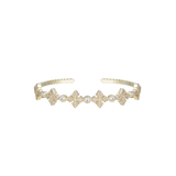Radiant Cross Cuff, Gold