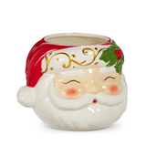 15" Santa Head Container