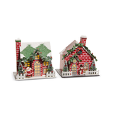 Lighted Brick Holiday House