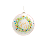 Confetti Joy Wreath Disc Ornament