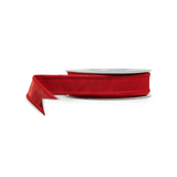 1" x 10 Yards Red Wired Ribbon