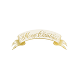 Merry Christmas Banner Table Accent