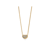 Illumina Celeste Heart Petite Necklace, Gold