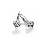 Alcazar Heart Leverback Earrings