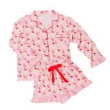 Sweet Dreams Pajama Shorts Set, Holly Jolly Santa